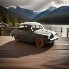 ANCIENNE VOITURE MINIATURE DAUPHINE RENAULT CIJ JOUET JEUX ENFANT