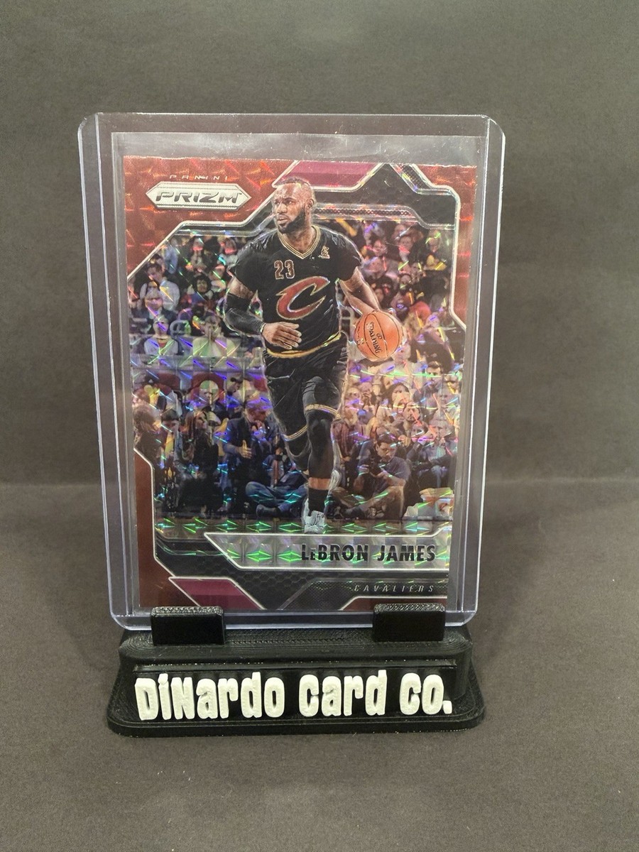 Panini Prizm Mosaic Red 2016-17 LeBron James #64 NBA Finals