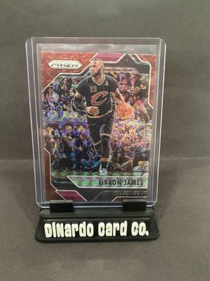 その他 2016-17 prizm mosaic Lebron James red Panini Prizm Mosaic Red 2016-17 LeBron James #64 NBA Finals