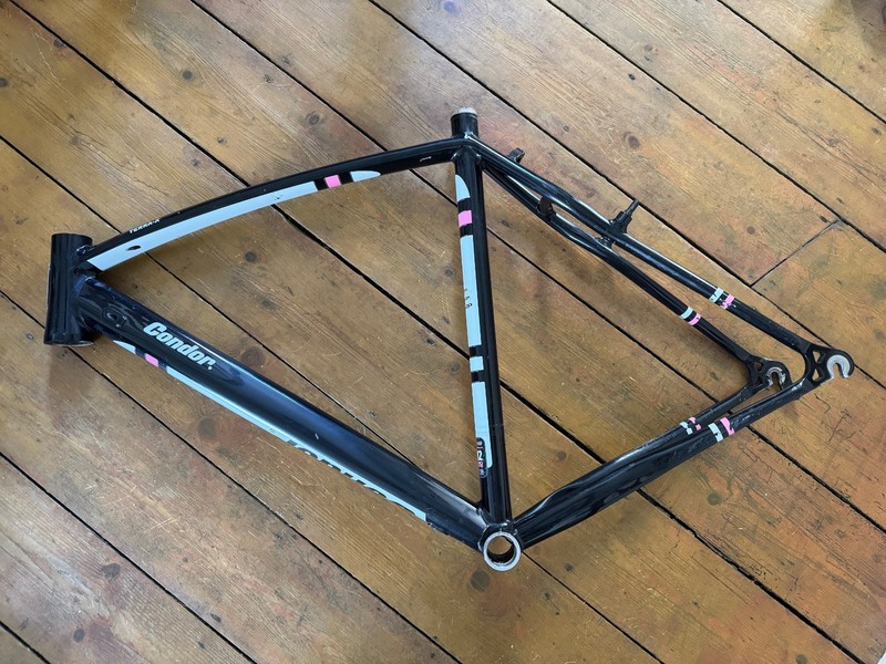 Rapha Condor Sharp Terra-X Cross Bike Frame And Forks 55cm In Team Colours