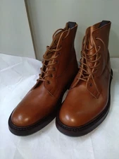 TRICKER'S Leather Brogue Country Boots Brown Men's Size UK9-5 US10 27.5cm w/Box