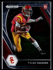 2021 Panini Prizm Draft Picks Collegiate #160 Tyler Vaughns RC
