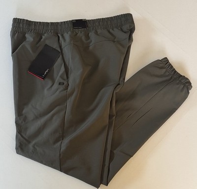 Green Joggers Mens Large Green Zip Pocket Layer 8