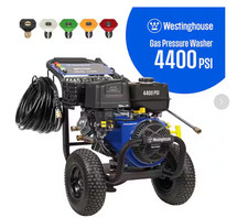 4400 PSI 4.2 GPM 420cc Gas Powered Triplex Pu...