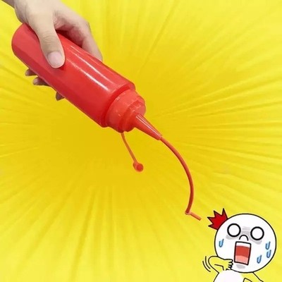 Fake Squirt Ketchup Sauce Bottle Heinz Classic Funny Prank Gag Joke Novelty Prop