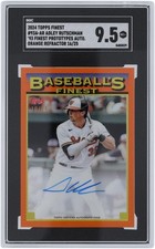 Adley Rutschman Orioles Signed 2024 Topps Finest #93A-AR #16/25 SGC 9.5 Card