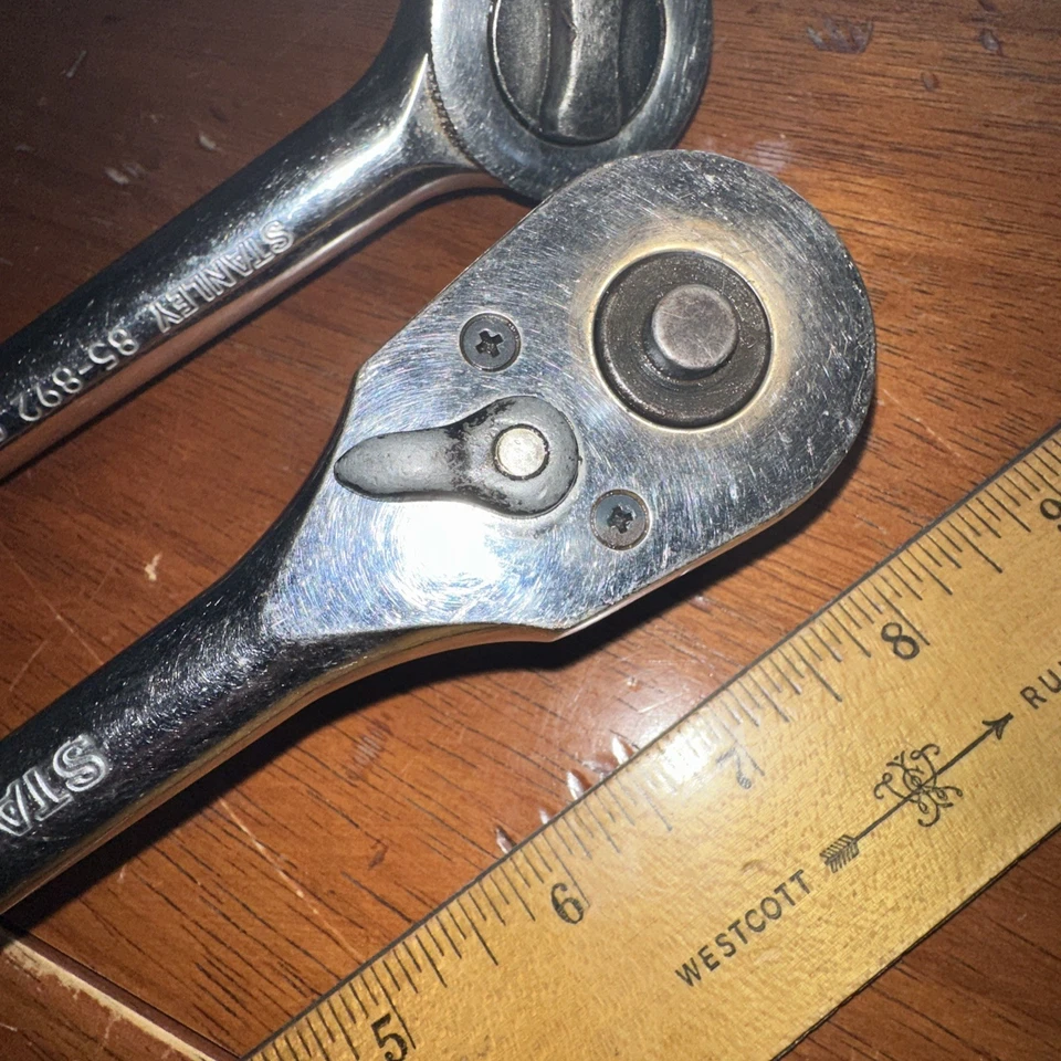 "Trinquetes Stanley Vintage 1/2"" Drive 85-892 Cr-V y 91-930 Cr-v buen estado". Foto 4 de 4