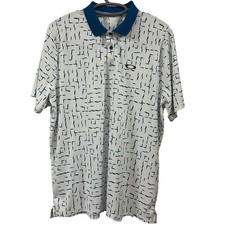 Oakley Men's Divisional Print Polo XL Hydrolix