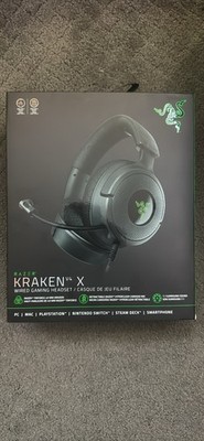 Razer Kraken V4 X Black Wired Gaming Headset 3.5mm Surround Sound Mic