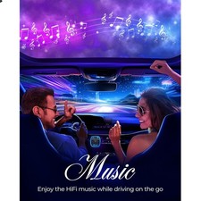 FM Transmitter, Bluetooth FM Transmitter Wireless Radio Adapter Car Kit with ...