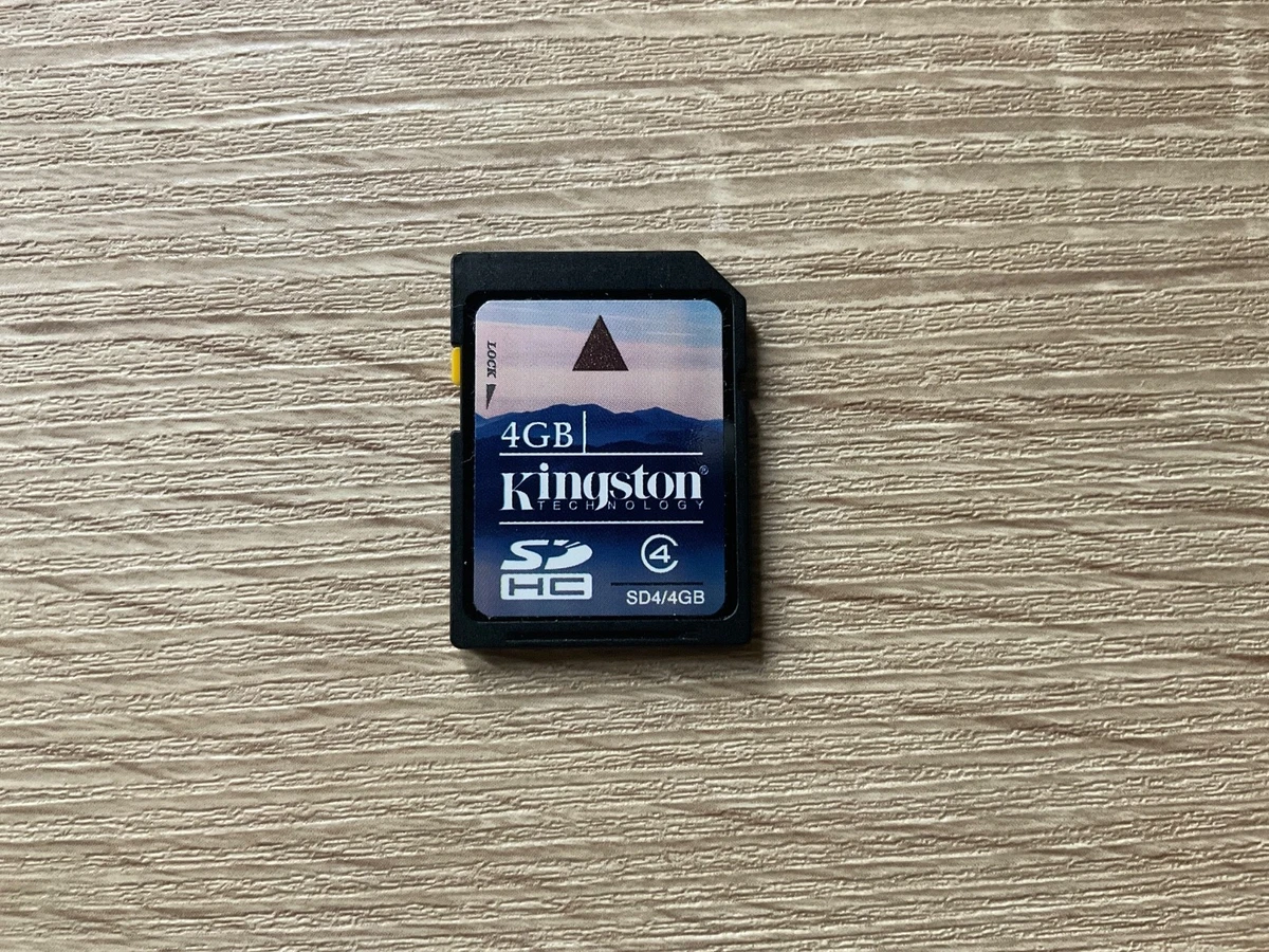 Kingston SD 4 GB Camera Memory Cards for sale | eBay