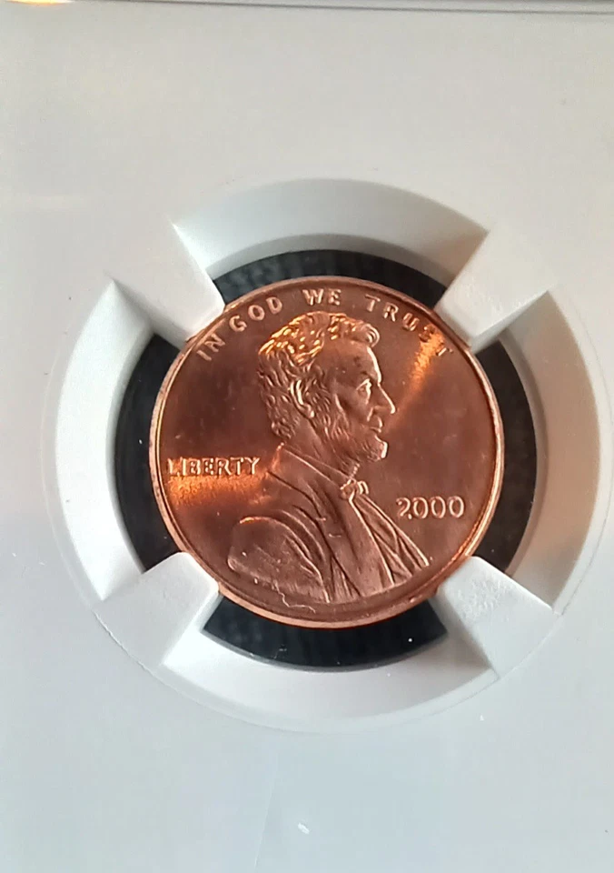 2000 US MINT CENT CHEERIOS PROMOTION NGC MS67 RD LINCOLN PENNY #002 - Image 3 of 4