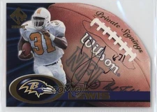 2000 Pacific Private Stock Private Signings Jamal Lewis #2 Rookie Auto RC