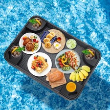 EAGLE PEAK 35鈥漻24鈥?Vassoio Galleggiante per Piscina e Vasca Idromassaggio Vassoio da Servizio in Vimini