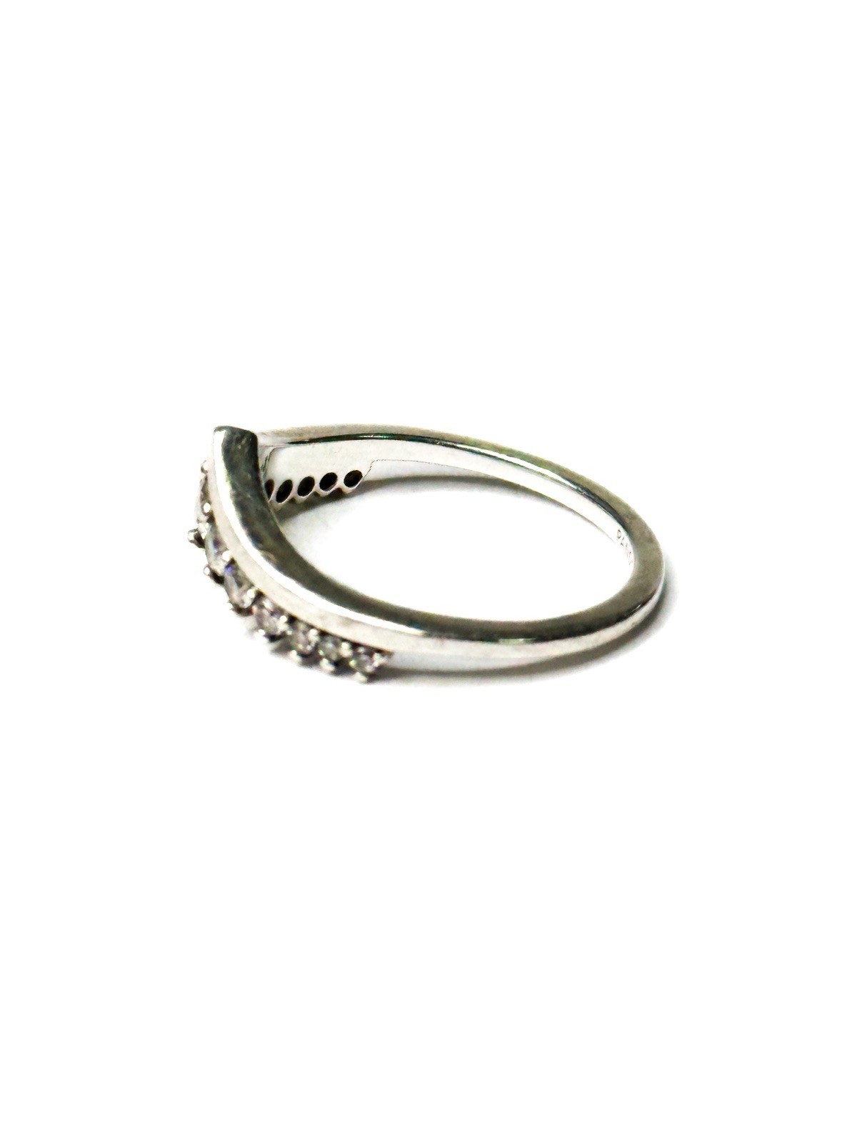 PANDORA PRINCESS WISHBONE STACKABLE RING SIZE 7 S… - image 3