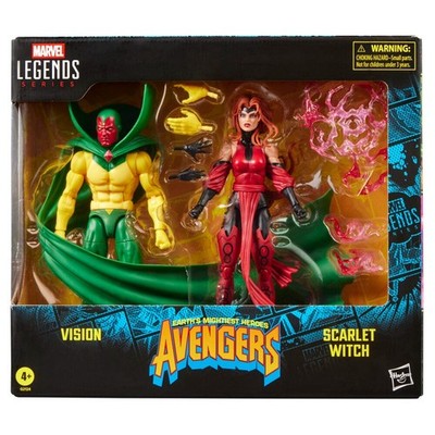 Hasbro Marvel Legends 6'' Avengers Mightiest Heroes Vision and Scarlet Witch 2er