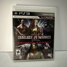 Deadliest Warrior: Ancient Combat (Sony PlayStation 3, 2012) *NO MANUAL*