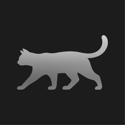 Cat silhouette Vinyl Decal Window Laptop Pet Animal Walking outline Sticker