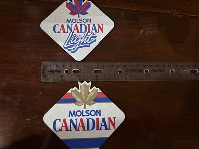 12x Bierdeckel - Molson Canadian Lager
