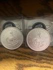 Silver 1oz krugerands 2023 lot of 2