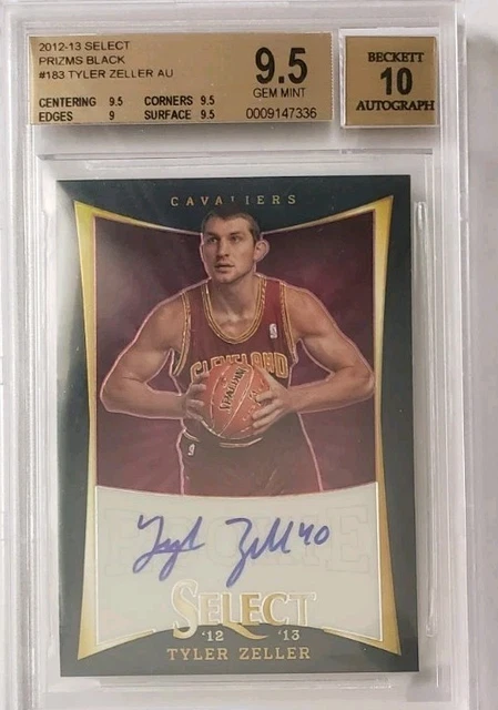 2012-13 Select Prizms Black #183 Tyler Zeller 1/1 BGS 9.5 Cleveland Cavaliers RC