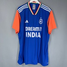 INDIA CRICKET JERSEY SHIRT 2024 ADIDAS SIZE 2XL JN3145 FW24 INTERNATIONAL