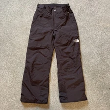 The North Face Freedom Ski Pants Boys M 10 12 Black DryVent EZ Grow Insulated
