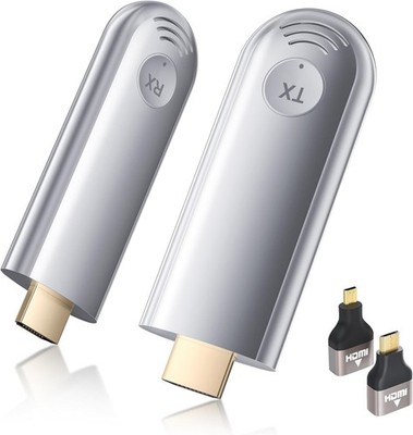 TR30 Wireless HDMI Transmitter and Receiver, Plug&Play Portable 2.4G/5G Wireless