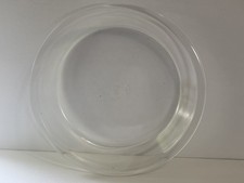 Vintage Pyrex 209 Clear Glass 10 Inch Round Pie Plate. Made in USA.