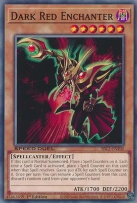 Dark Red Enchanter - SBC1-ENF05 - Common - 1st Edition - Lightly Played