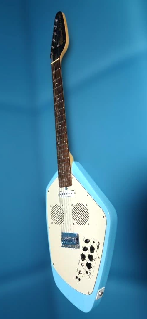 VOX APACHE-2 Phantom Guitar Sonic Blue Built-in Speaker Battery
