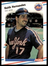 1988 Fleer Keith Hernandez New York Mets #136