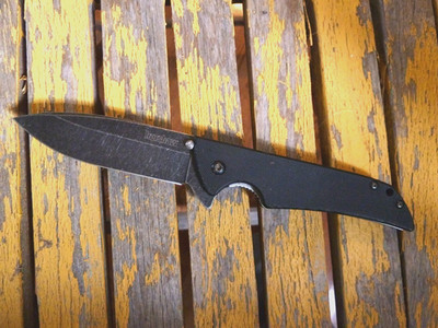 Kershaw 1760BW Skyline USA Linerlock Flipper Knife Black G10 1760