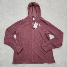 Nike Trail Men Medium Fleece Running Jacket Red Sepia Summit White HV2664-218