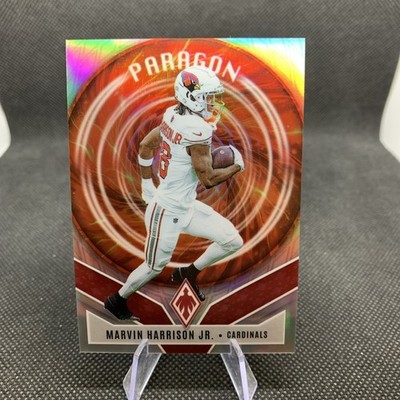 2025 Panini Phoenix Football Marvin Harrison Jr #18 Paragon Silver