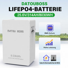 24V 314Ah 8.03kWh Batterie LiFePO4 Solar Akku Lithium Batteriespeicher WIFI …