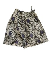 Tapestry Style Skirt Lavender Floral Tweed Casual Retro Vintage Skirt Read