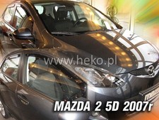 Windabweiser Regenabweiser Heko Für Mazda 2 2007-2009 5-Türer 2-Tlg