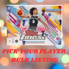 2025 Topps Finest Basketball Base/Parallel/Insert PICK YOUR PLAYER