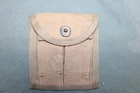 US Military WW2 1911 M1 Carbine Ammo Magazine Stock Belt Pouch Khaki Canvas N32