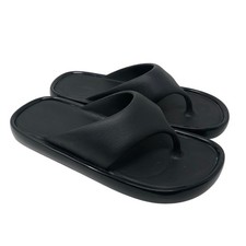 Melissa Airbubble Flip Flop Women Size 9 Blac...