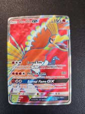 Ho-Oh GX Ultra Rare Full Art Holo Card Burning Shadows 131/147 on eBay