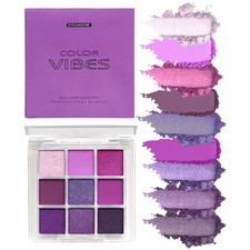 9 Colors Eyeshadow Palette - Purple 16.02 Ounce Pack of 1 ,