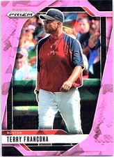 2025 Panini Prizm #15 Terry Francona Pink Ice Prizms