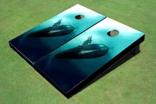 Navy Submarine Torpedo Custom Cornhole Board