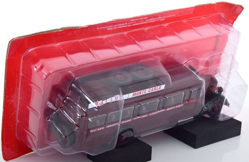 1/43 Citroen T45 Rally Monte Carlo Dark Red Bus Hachette Diecast - Picture 3 of 3