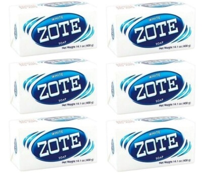 Zote White Laundry Bar Soap ( 14.1 oz) 6 Pack