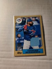 2022 TOPPS Series 2 Baseball Teoscar Hernandez 1987 Topps RELIC card # 87BR-THE