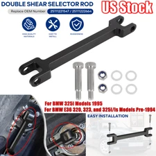 Double Shear Selector Rod For BMW E36 320, 323,&325i/is Models Pre-1994 Black