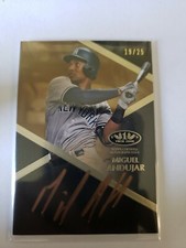 2019 TOPPS TIER ONE BASEBALL MIGUEL ANDUJAR BRONZE INK AUTO 19/25 YANKEES 
